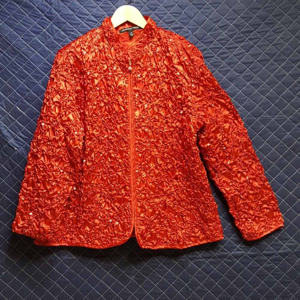 A Dressing Woman:Sequin Jacket. NWOT